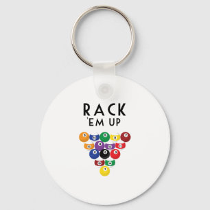 Porte-clés Rack de balles de billard