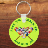 Porte-clés Rack'em Crack'em et Run'em (Recto)