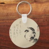 Porte-clés Racoon-dog (Tanuki) par Shibata Zeshin (Recto)