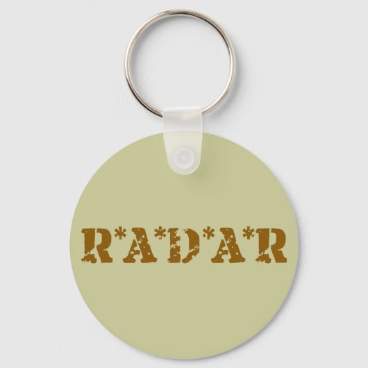 Porte-clés Radar (Recto)