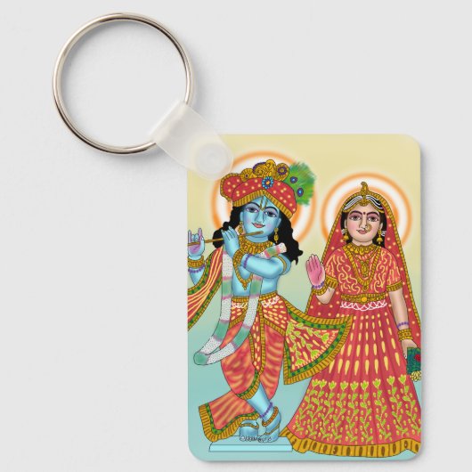 Porte-clés Radha Krishna (Recto)