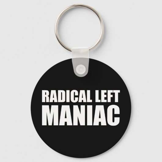 Porte-clés Radical Left Maniac drôle anti-Trump (Recto)