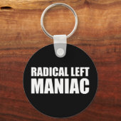 Porte-clés Radical Left Maniac drôle anti-Trump (Recto)