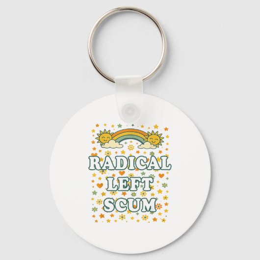 Porte-clés Radical Left S Funny Sarcastic Quote  (Recto)