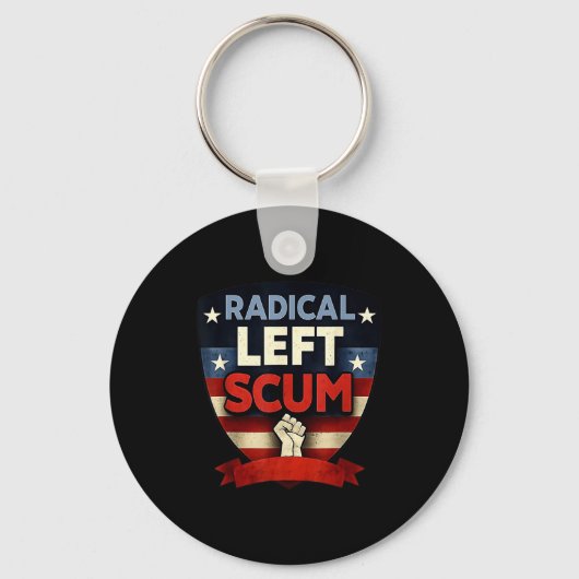 Porte-clés Radical Left S Funny Sarcastic Quote (Recto)