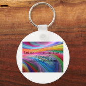 Porte-clés Radical Shakespeare (Recto)