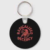 Porte-clés Radicalized By Basic Decency Resist Boho Floral Wo (Recto)