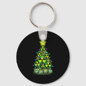 Porte-clés Radioactive Christmas Tree Graphic Nuclear Warning (Recto)