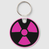 Porte-clés Radioactive Pink Keychain (Recto)