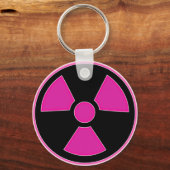 Porte-clés Radioactive Pink Keychain (Recto)
