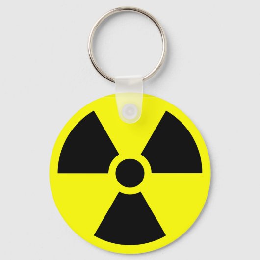 Porte-clés Radioactive warning keychain (Recto)