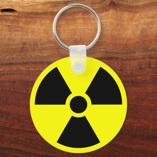 Porte-clés Radioactive warning keychain (Recto)