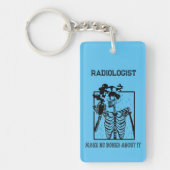 Porte-clés Radiologiste de travail Médicale personnalisable p (Devant)