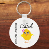Porte-clés Radiothérapeute Chick (Recto)