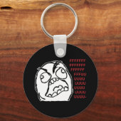 Porte-clés Rage guy fuuu fuuuu (Recto)