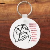 Porte-clés Rage guy fuuu fuuuu (Recto)