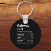 Porte-clés Rahway Girl Nj New Jersey Funny City Home Roots Us (Recto)