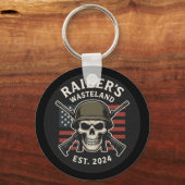 Porte-clés Raider’s Wasteland Logo Best Server Keychain (Recto)