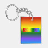 Porte-clés Rainbow Bonne retraite ! (Devant gauche)