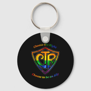 Porte-clés Rainbow CTR - LDS LGBT Ally