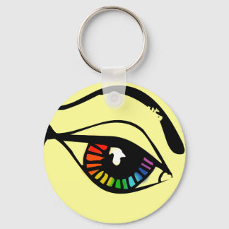 Porte-clés Rainbow eye