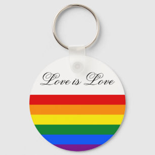 Porte-clés Rainbow Flag Gay pride LGBT Love is Love