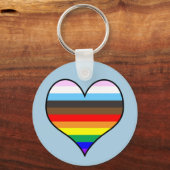 Porte-clés Rainbow Heart Keychain (Recto)