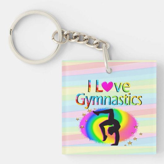 PORTE-CLÉS RAINBOW I LOW GYMNASTICS PORTE - CLÉS (Devant)