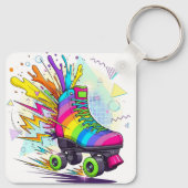 Porte-clés Rainbow roller skates  (Dos)