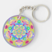 Porte-clés Rainbow Song Mandala (Dos)