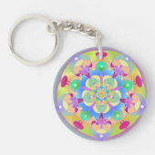 Porte-clés Rainbow Song Mandala (Devant)