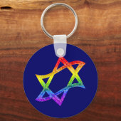 Porte-clés Rainbow Star de David Porte - clé (Recto)