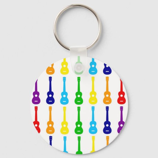 Porte-clés Rainbow Ukes (Recto)