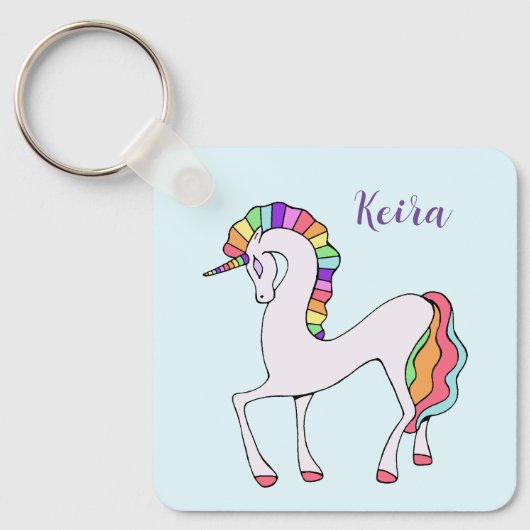 Porte-clés Rainbow Unicorn Porte - clé (Recto)