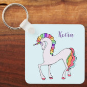 Porte-clés Rainbow Unicorn Porte - clé (Recto)