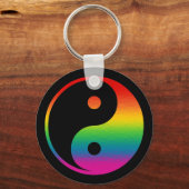 Porte-clés Rainbow Yin Yang (Recto)