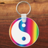 Porte-clés Rainbow Yin Yang Porte - clé (Recto)