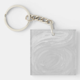 Porte-clés Rainy Sky Grey Swirl