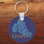 Porte-clés Raisins de vin rouge (Recto)