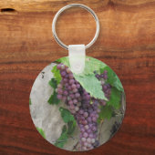 Porte-clés Raisins pourpres sur la vigne (Recto)