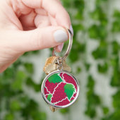 Porte-clés Raisins rouges funky (main)
