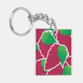 Porte-clés Raisins rouges funky (Devant gauche)