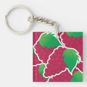 Porte-clés Raisins rouges funky (Devant)