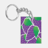 Porte-clés Raisins violets funky (Devant gauche)