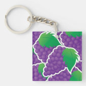 Porte-clés Raisins violets funky (Devant)