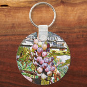 Porte-clés Raisins.Vitrage aux fruits.Toscane. (Recto)