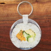 Porte-clés Râle de sushi Poisson et riz (Recto)