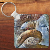 PORTE-CLÉS RAM SHEEP FARM ANIMAL (Recto)