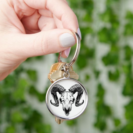 Porte-clés Ram skull (main)