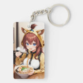 Porte-clés Ramen Rendezvous : Grace the Anime Girraffe Girraf (Dos)